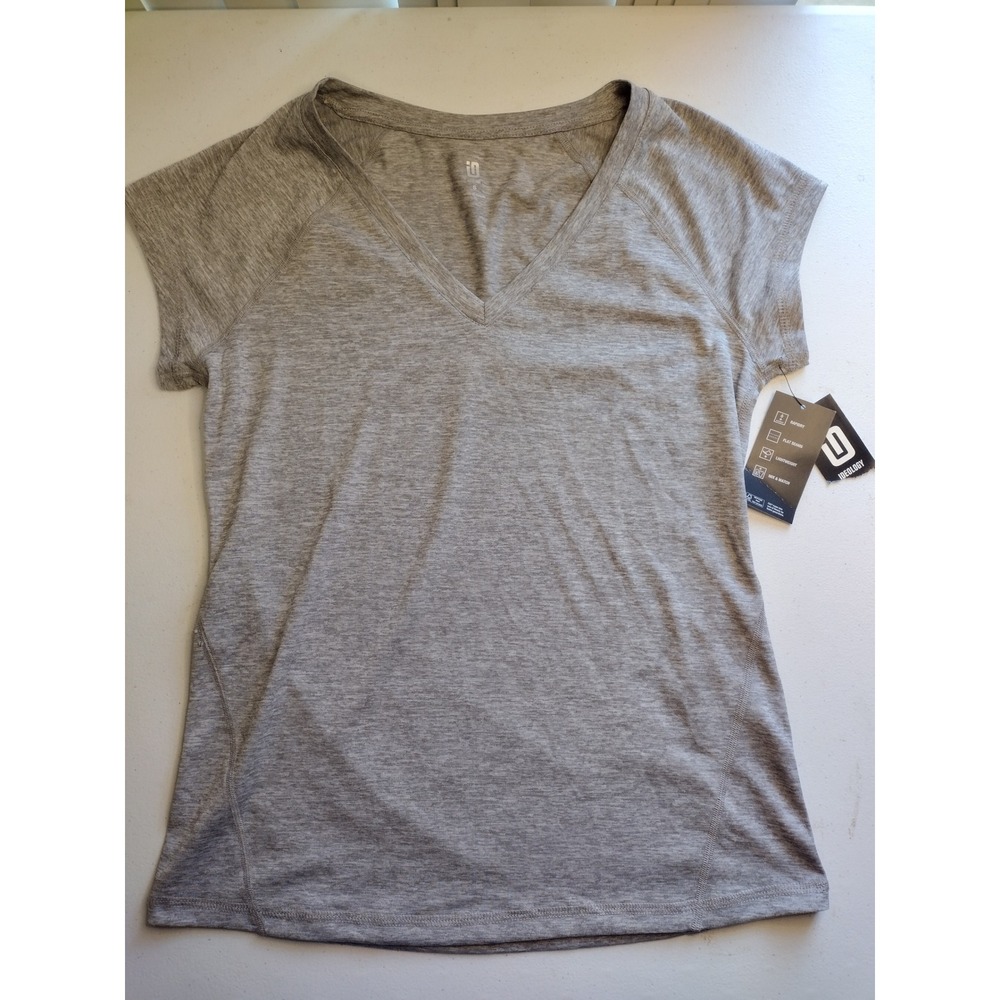 Ideology Women's Activewear T Shirt Top V Neck Short Sleeve Lightweight‎
